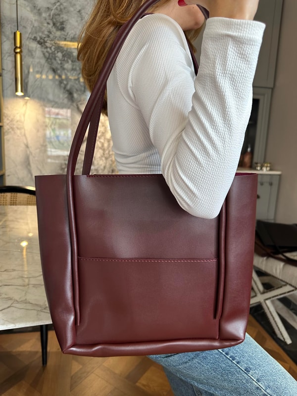 Bordo Flora Çanta