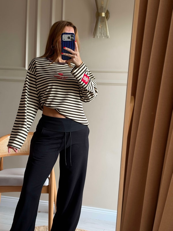 Etiket Detay Too Focused Sweatshirt - Kahve