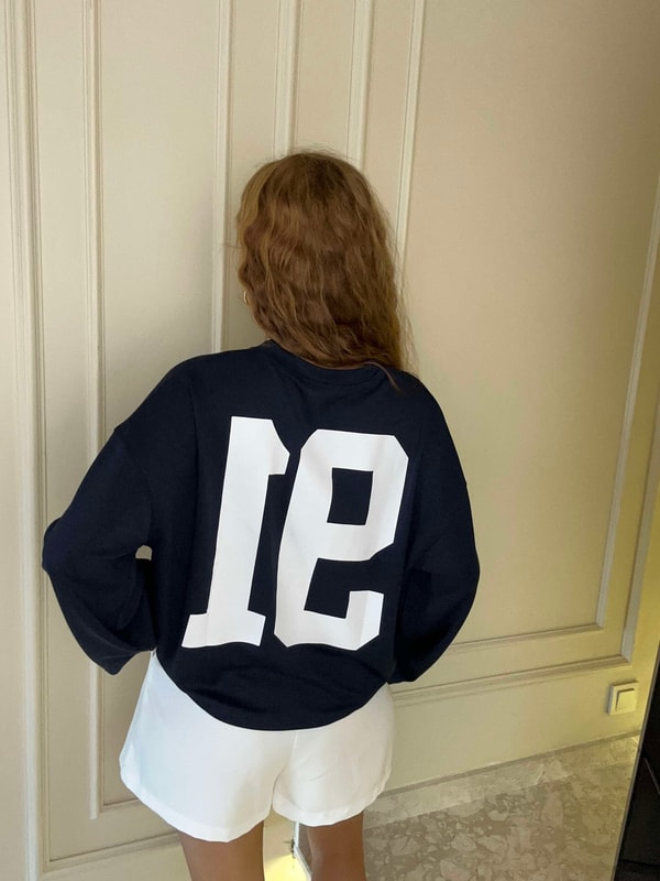Kadın Lacivert 91 İnce Sweat