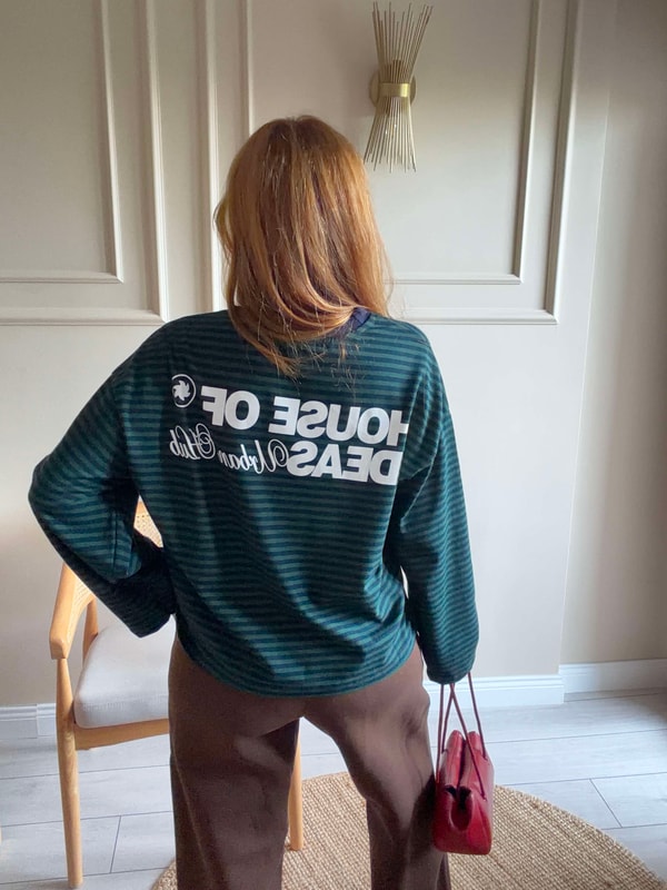 Kadın Sırt House Of Baskılı Sweatshirt