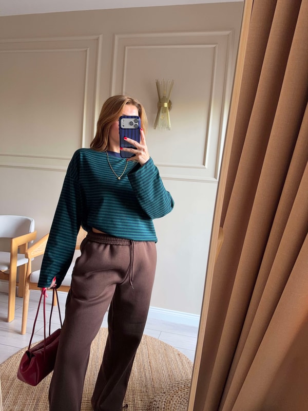 Kadın Sırt House Of Baskılı Sweatshirt