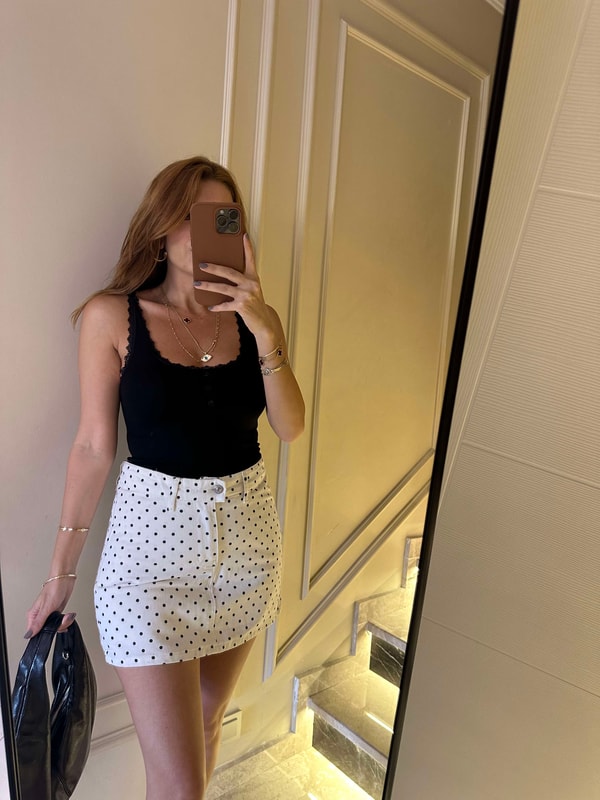 Siyah Dantelli Askılı Atlet