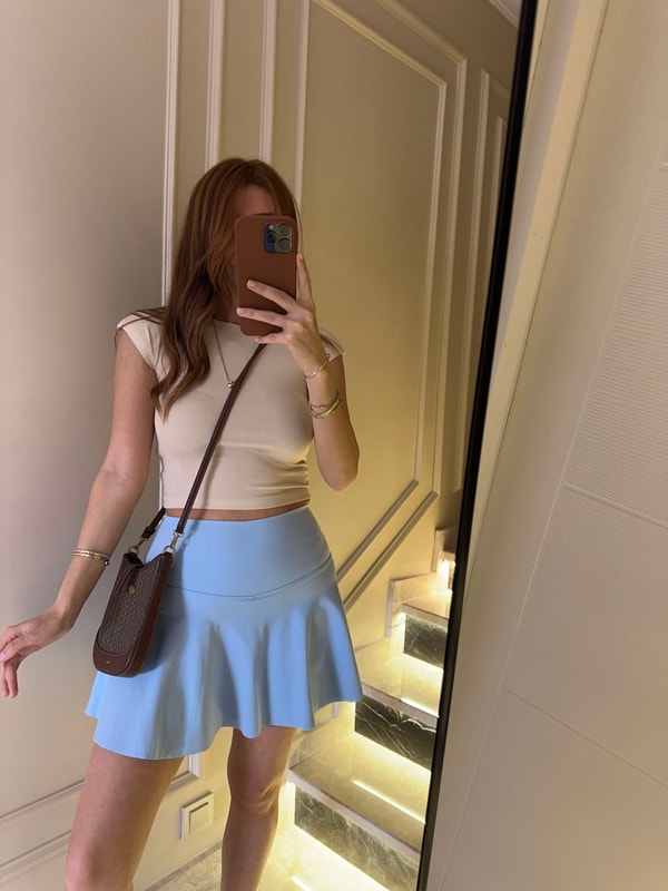 Şort EtekBebe Mavi Sporcu Şort Etek