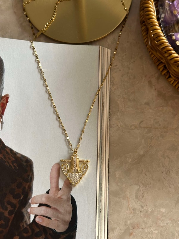 KolyeGold Renk Anchor Kolye