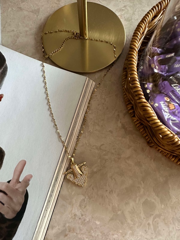 KolyeGold Renk Anchor Kolye