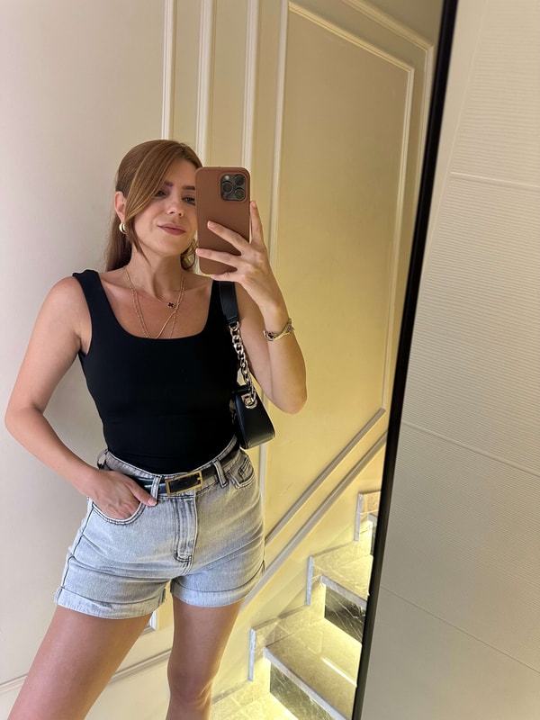 Çıtçıtlı BodySiyah Sırt Açık Bodysuit Zıbın