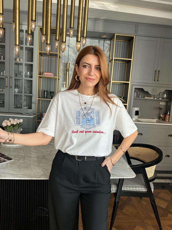 TişörtThe Sea Side Nakışlı Tshirt