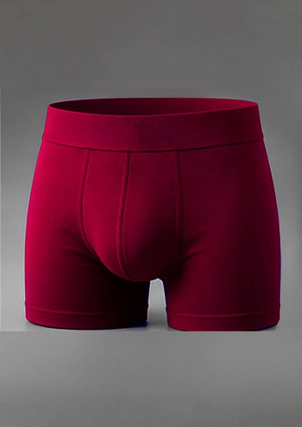 2 li paket erkek boxer bordo/ haki T15187-36