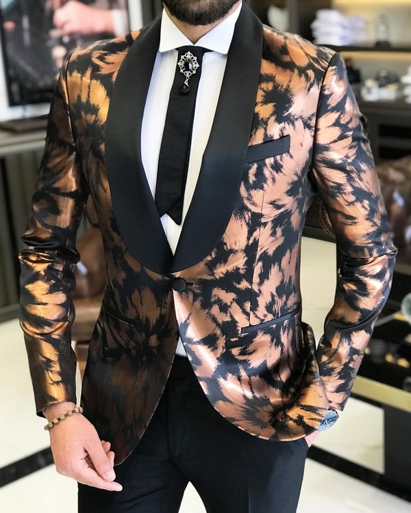 İtalyan kesim erkek ceket pantolon damatlık set Siyah T7485