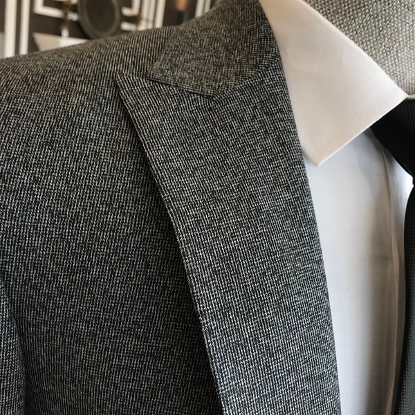 İtalyan stil slim ceket yelek pantolon takım elbise Siyah T6151 · 4