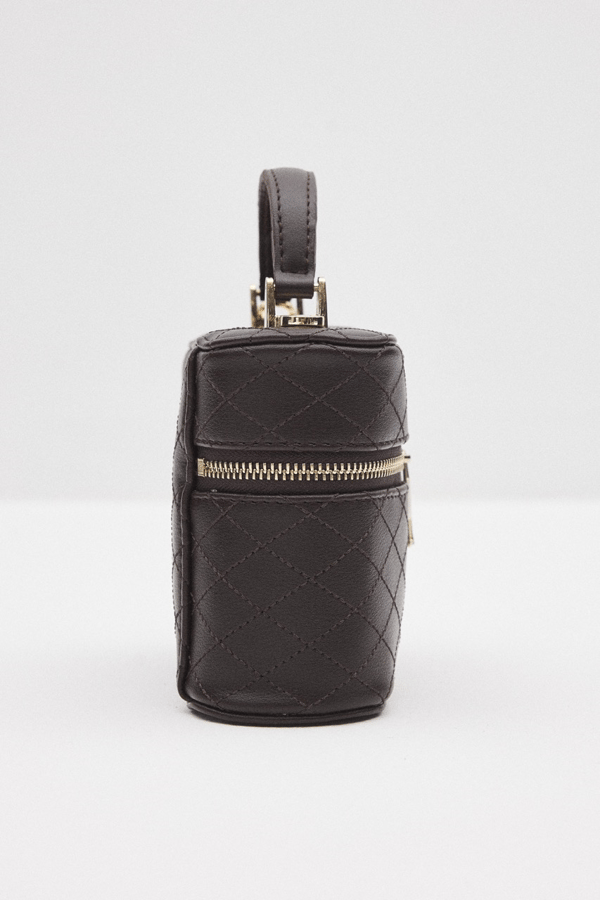 Luna Kapitone Çanta - Acı Kahve