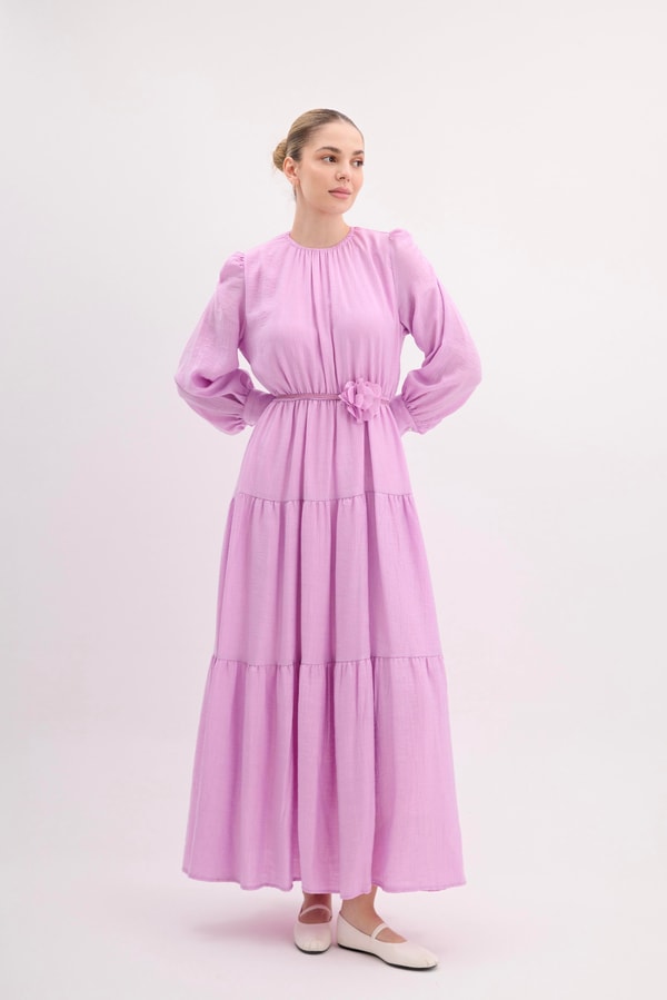 Alicia Simli Elbise - Pembe