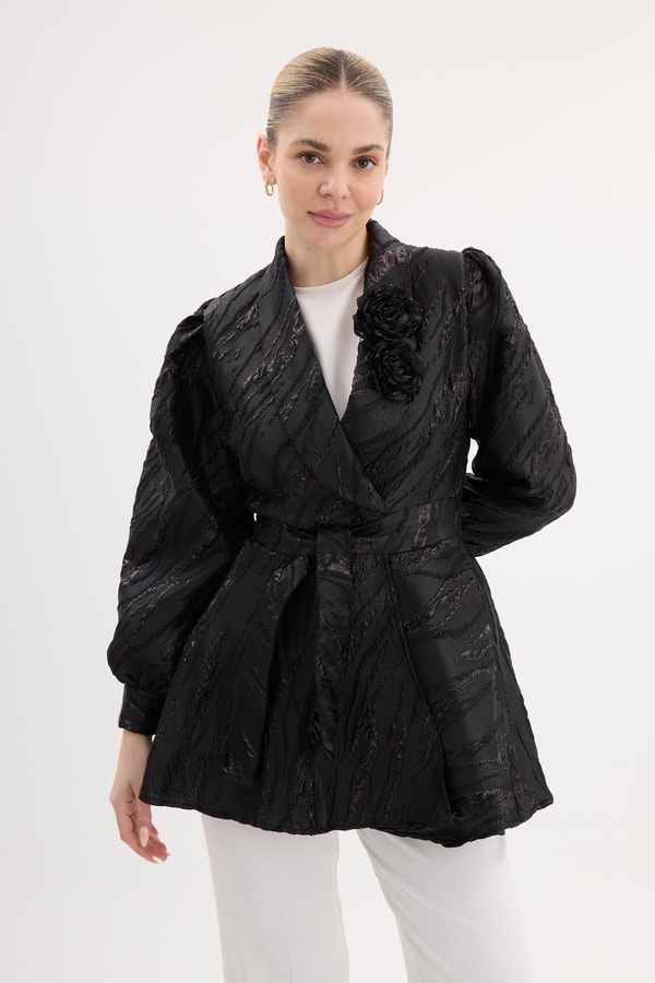 Axel Jakar Ceket - Black