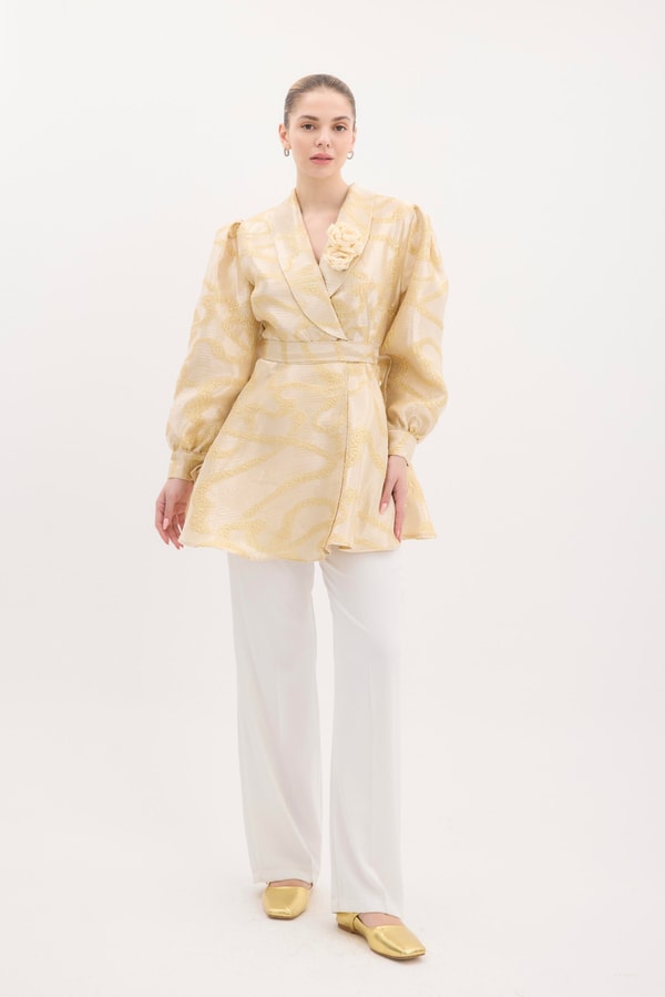 Axel Jakar Ceket - Yellow