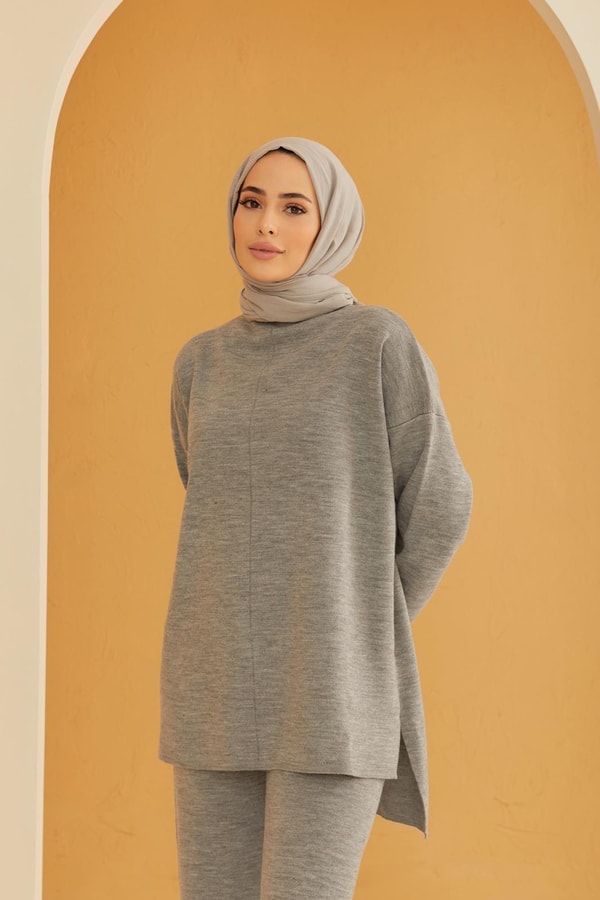 Basic Triko Takım - Gri