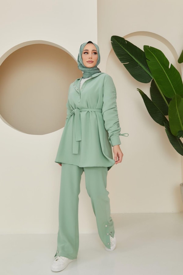 Charmy Çıtçıtlı Basic Takım - Mint