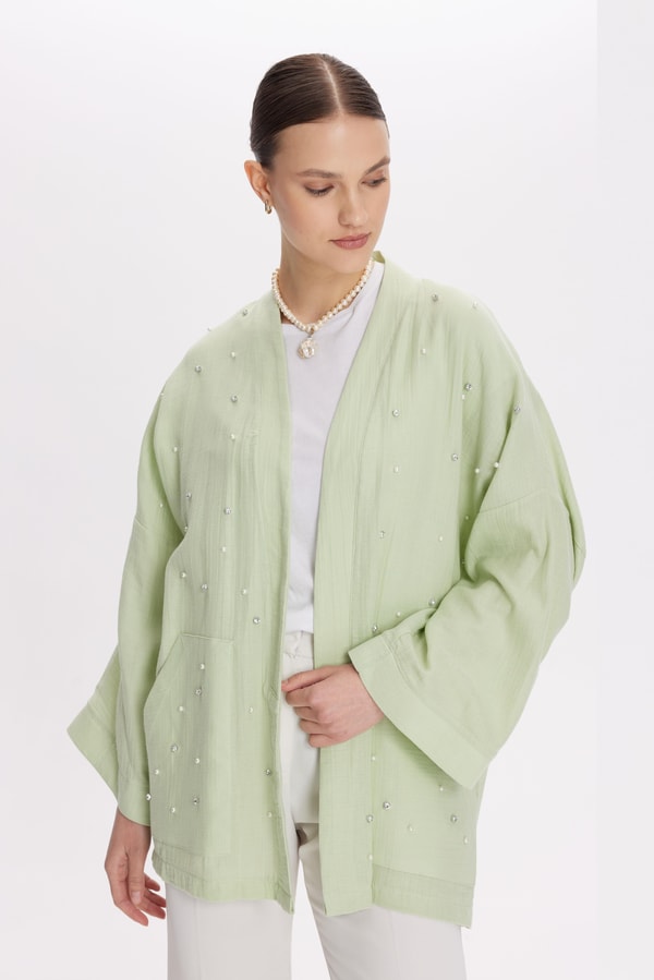 Cyrus Müslin Kimono - Mint