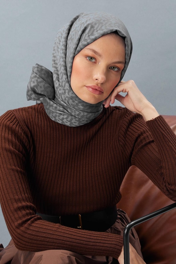 Lavini Jakar Şal - Antrasit
