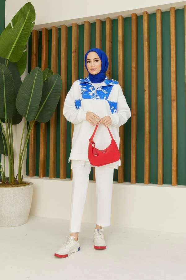 Mabel Scuba Takım - saks mavisi