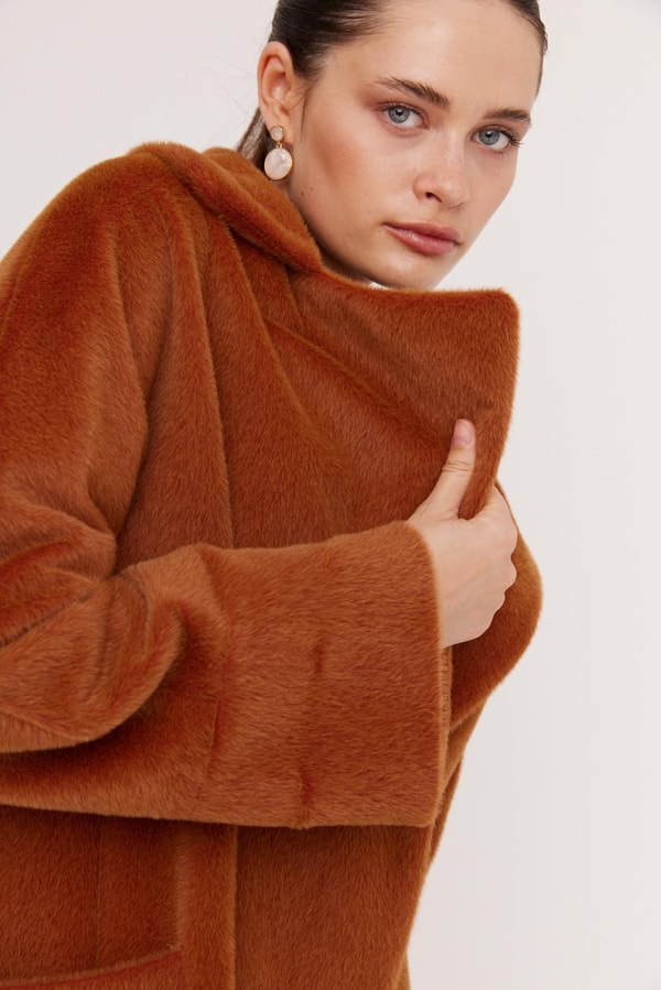 Mia Cepli Goldfox Kaban - Taba