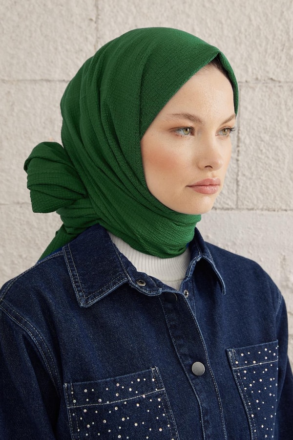 Mio Caz Şal - Yeşil