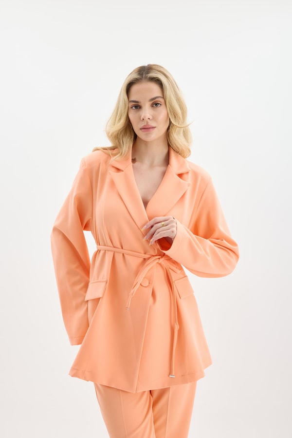Nery Casual Blazer Ceket Takım - Somon