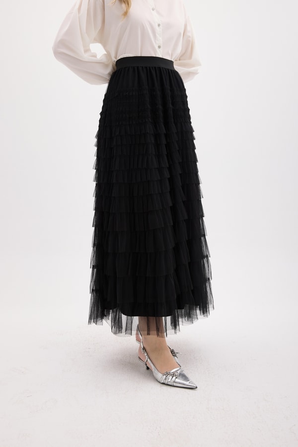 Parisian Tütü Etek - Siyah