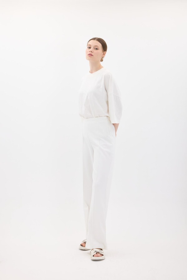 Regular Fit Pantolon - Ekru