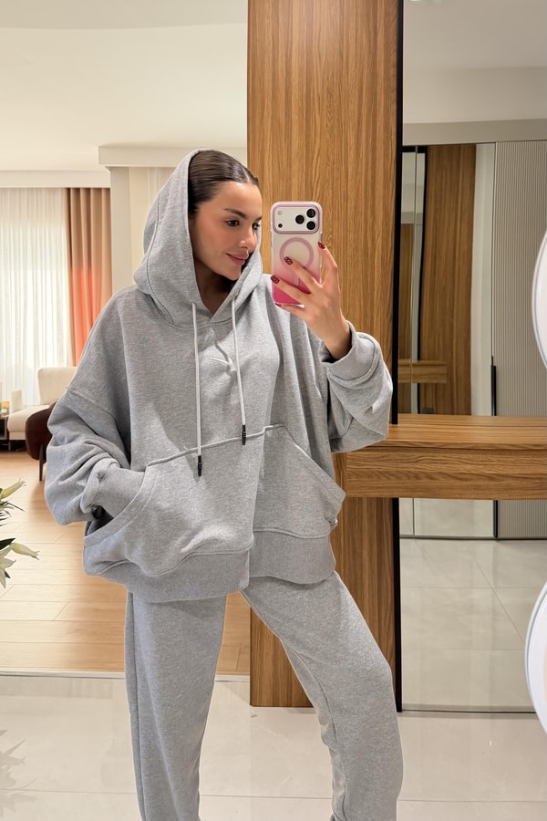 Annike Gri Eşofman Takımı