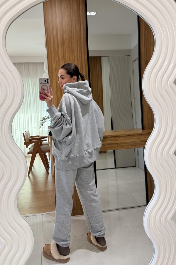 Annike Gri Eşofman Takımı