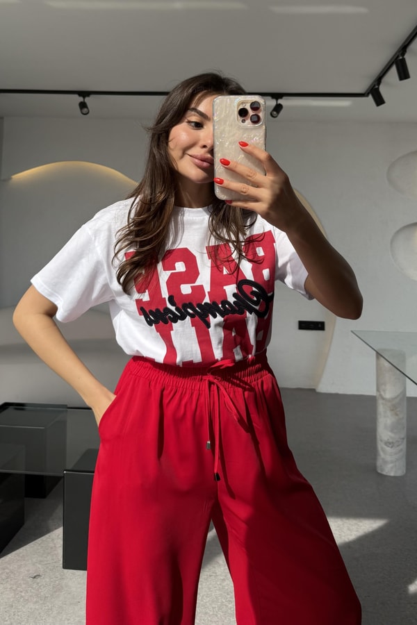 Baseball Yazılı Tshirt 