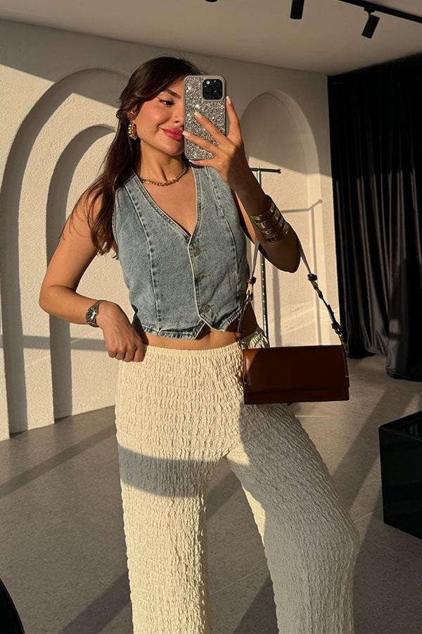 Bleart Denim Yelek 