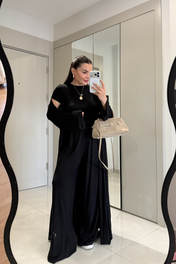 Calista Siyah Üçlü Salaş Takım