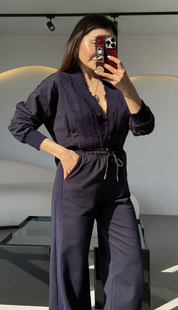Carina Triko Modal Karışımı Tasarım Takım