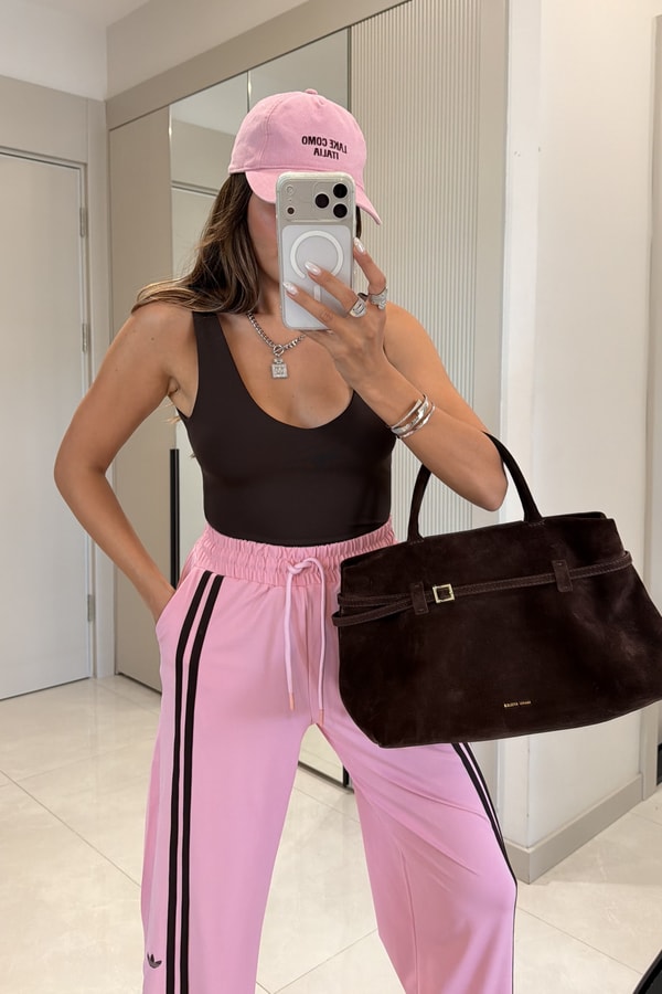 Denvis Kahve Dekolteli Basic Bodysuit