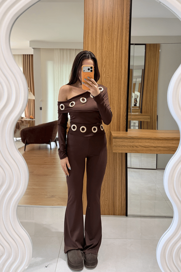 Flora Kahve Tasarım Halka Takım