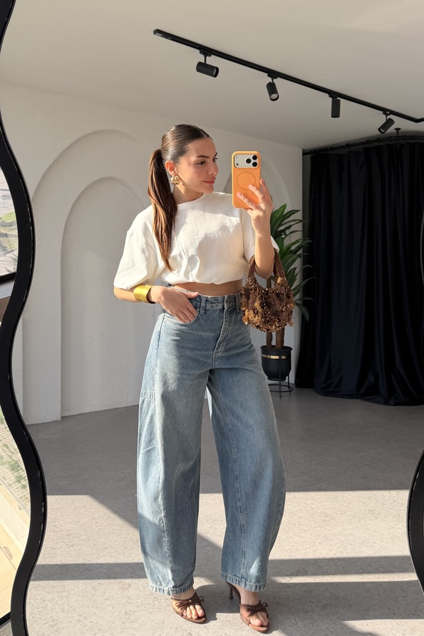 Forel Midblue Baggy Jean