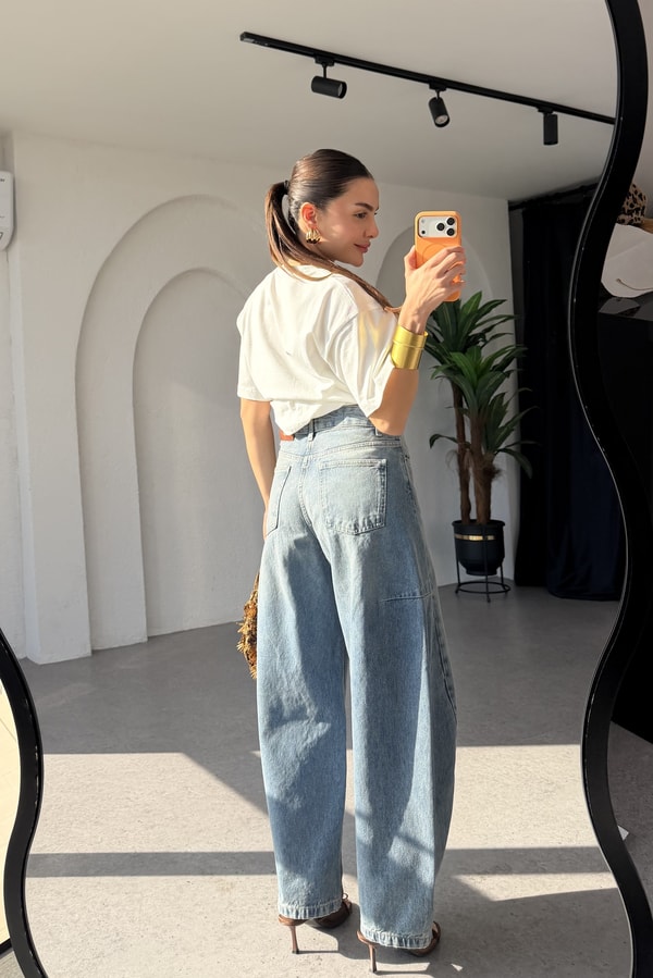 Forel Midblue Baggy Jean