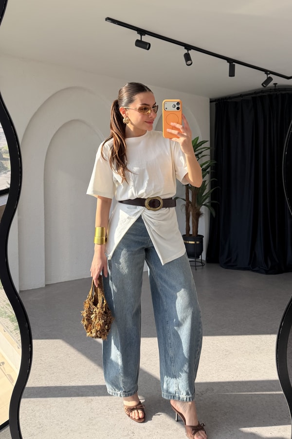 Forel Midblue Baggy Jean
