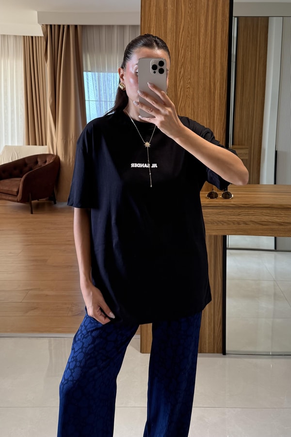Jil Sander Siyah Tshirt 