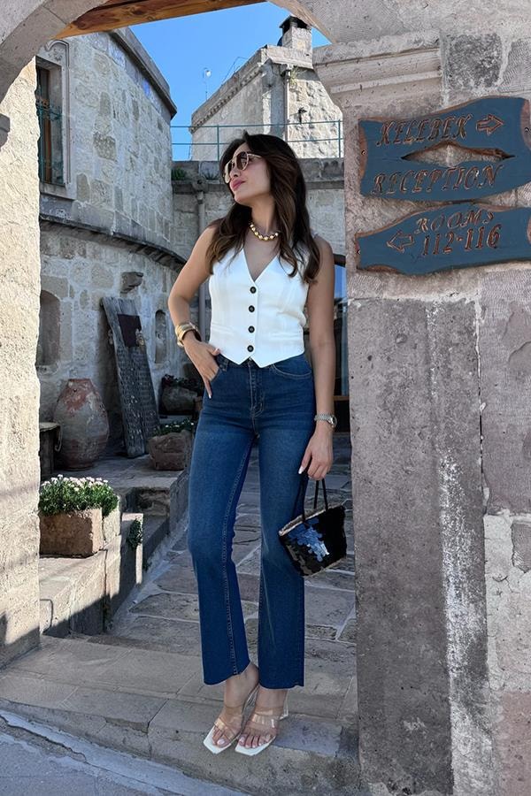 Keisy Dark Orjinal Flare Jean