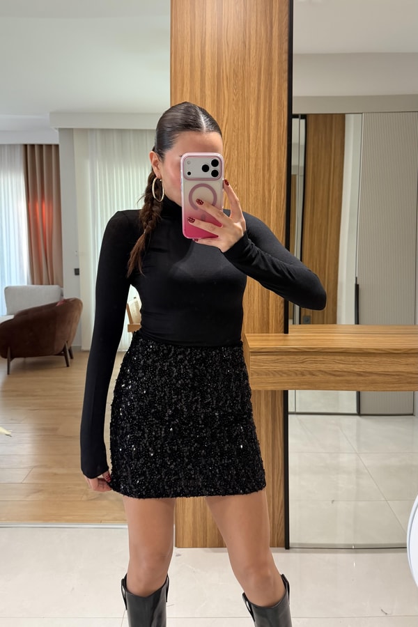 Khalifa Siyah %100 Kaşmir Dilvin Body