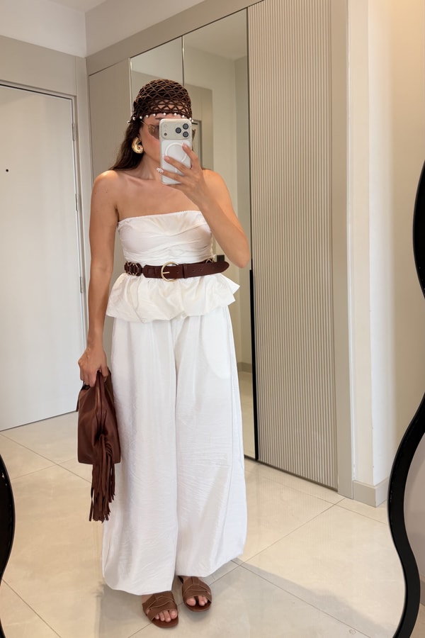 Lonse Beyaz Pinterest İkili Takım