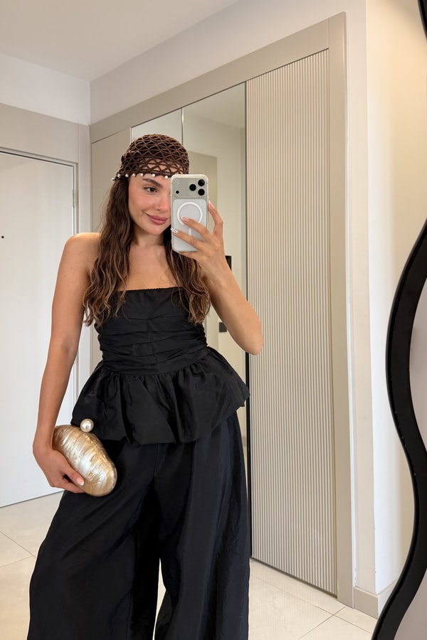 Lonse Siyah Pinterest İkili Takım