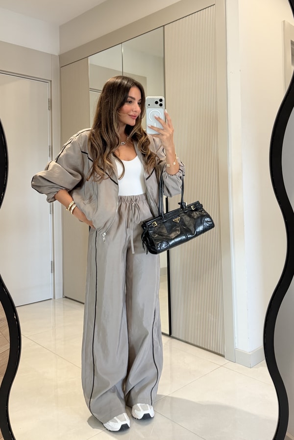 Melora Taş Biyeli Bomber Takım