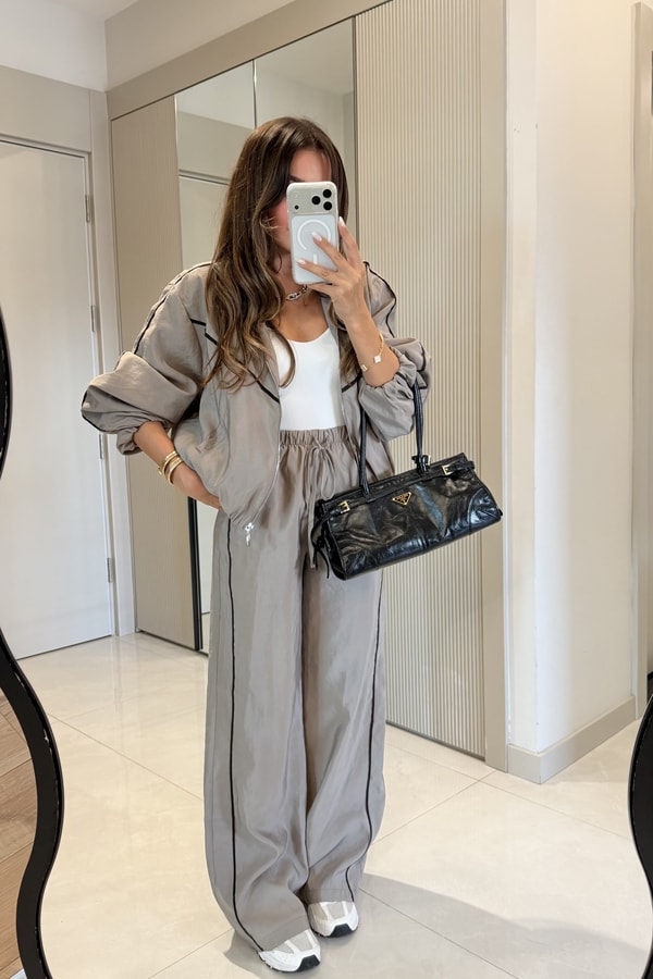 Melora Taş Biyeli Bomber Takım