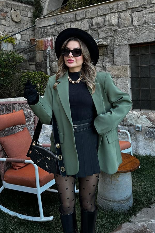Morisa Orjinal Yeşil Blazer Ceket