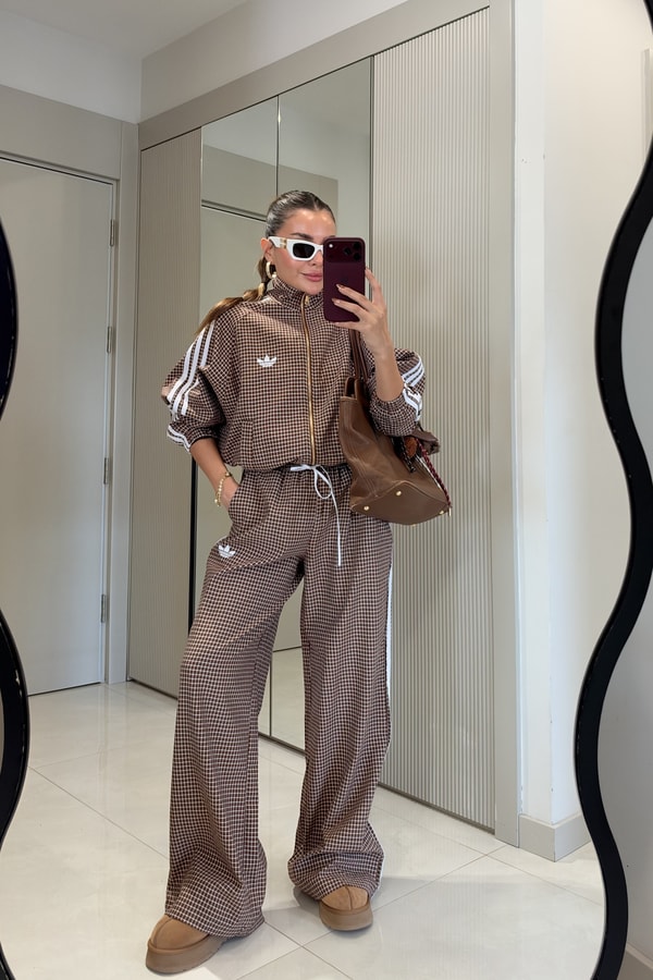 Oliwia Camel Şerit Detaylı Marka Model Takım