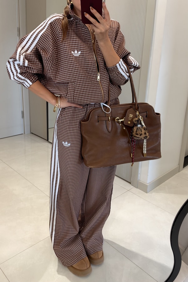 Oliwia Camel Şerit Detaylı Marka Model Takım