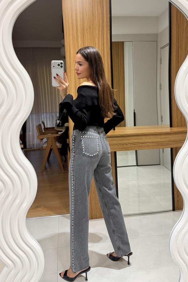 Palais Füme Zımba Detaylı Jean